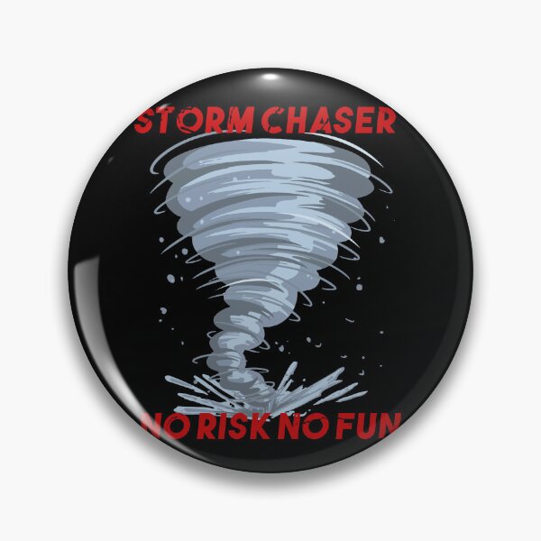 Item preview, Storm Chaser No Risk No Fun Tornado Weather T-Shirt designed and sold by Curious-Arts.