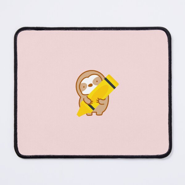 Item preview, Cute Yellow Crayon Sloth designed and sold by theslothinme.