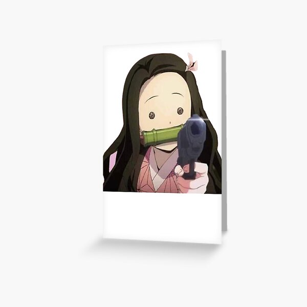 Demon Slayer Meme Greeting Cards Redbubble