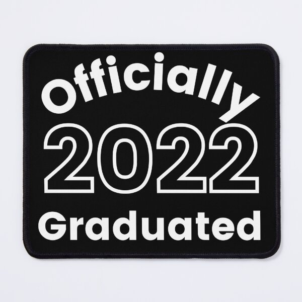 Item preview, Officially Graduated 2022. Typography White Graduation 2022 Design. designed and sold by That Cheeky Tee.