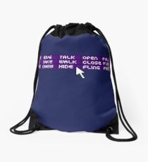 Retro Activities Drawstring Bag