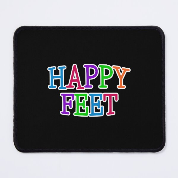Item preview, 'Happy Feet' (Black) designed and sold by The Button Gal.