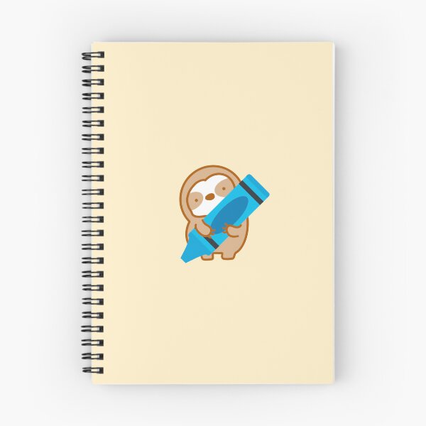 Item preview, Cute Blue Crayon Sloth  designed and sold by theslothinme.