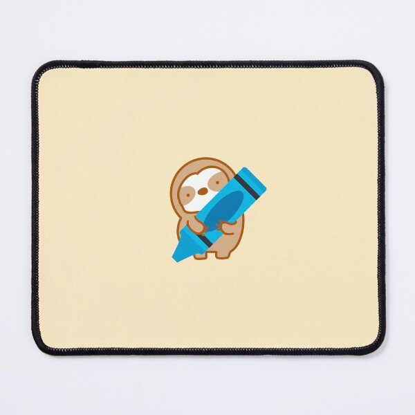 Item preview, Cute Blue Crayon Sloth designed and sold by theslothinme.