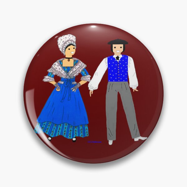Item preview, Folklore of Gironde, France designed and sold by Catherine Debusne.