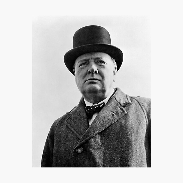 Sir Winston Churchill Photographic Print