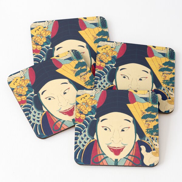 Item preview, Classical Japanese Art: Portraits of an Actor by Toyohara Kunichika (1835-1900) designed and sold by NellyShaul.
