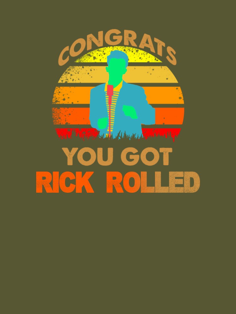 congrats you got rick rolled meme - Rick And Rolled Meme - Tapestry