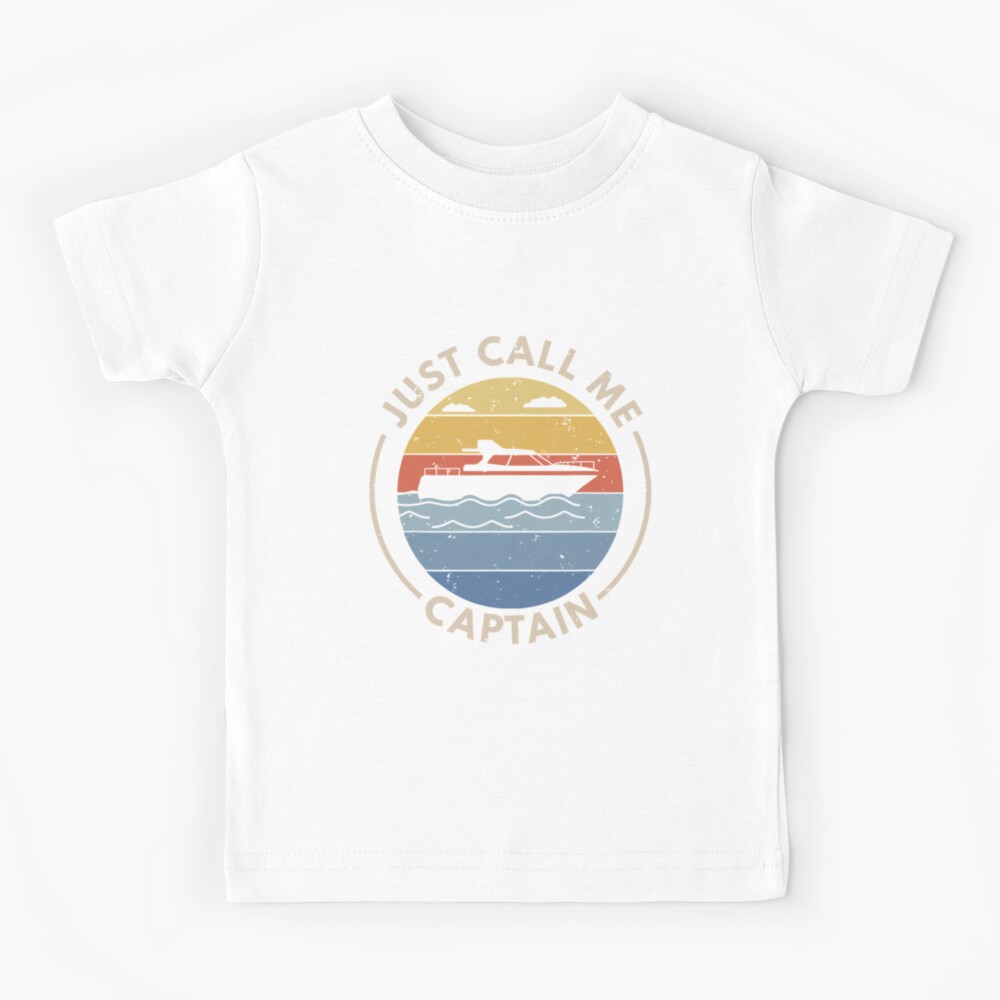 Kids Call Me Captain Kids Sailing Shirt - Boat Shirts For Kids