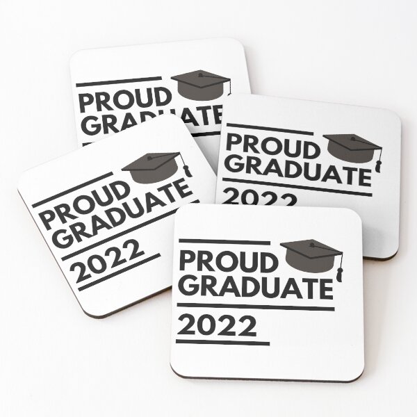 Item preview, Proud Graduate 2022. Simple Typography Black Graduation 2022 Design with Graduation Cap. designed and sold by That Cheeky Tee.