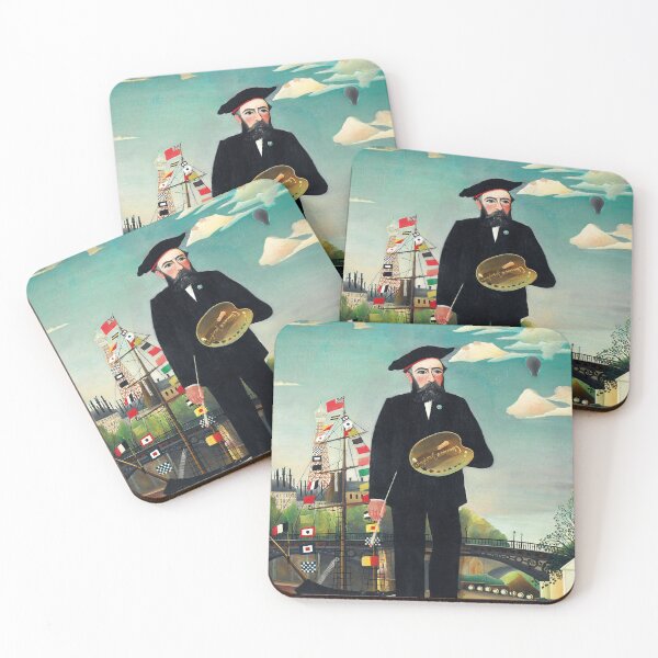 Item preview, Henri Rousseau's famous painting of Myself Portrait Landscape 1890 designed and sold by fivo.