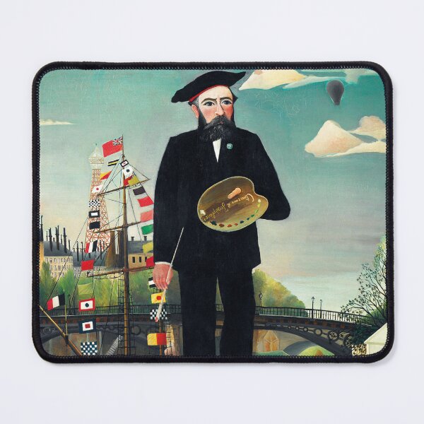 Item preview, Henri Rousseau's famous painting of Myself Portrait Landscape 1890 designed and sold by fivo.