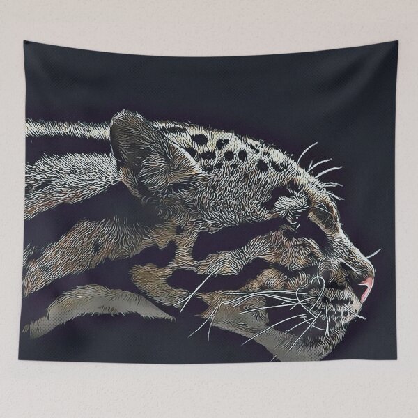 Item preview, Clouded leopard-02 designed and sold by Manar-hamad.