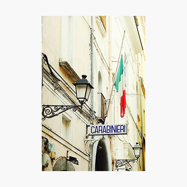 Item preview, Carabinieri Italian Police Sign designed and sold by CarolinaReina.