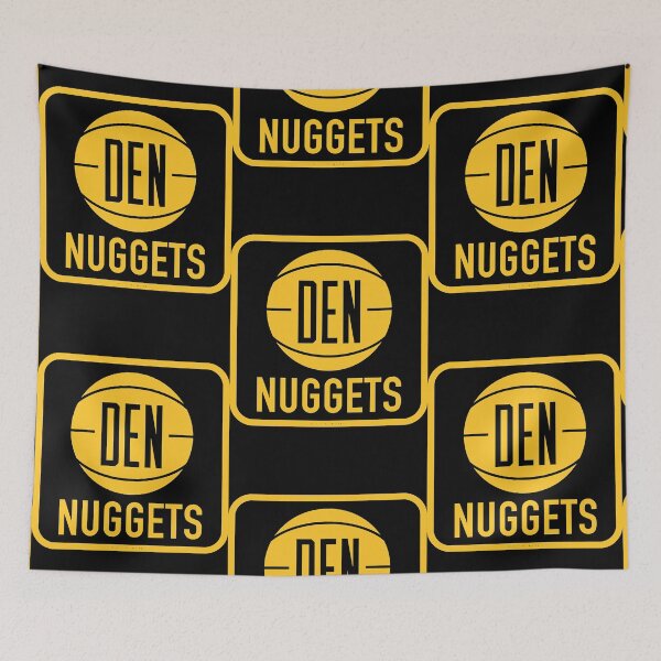Item preview, Vintage 70's-Styled Basketball Decal - Denver Nuggets (Yellow)  designed and sold by DeannaCas61981.