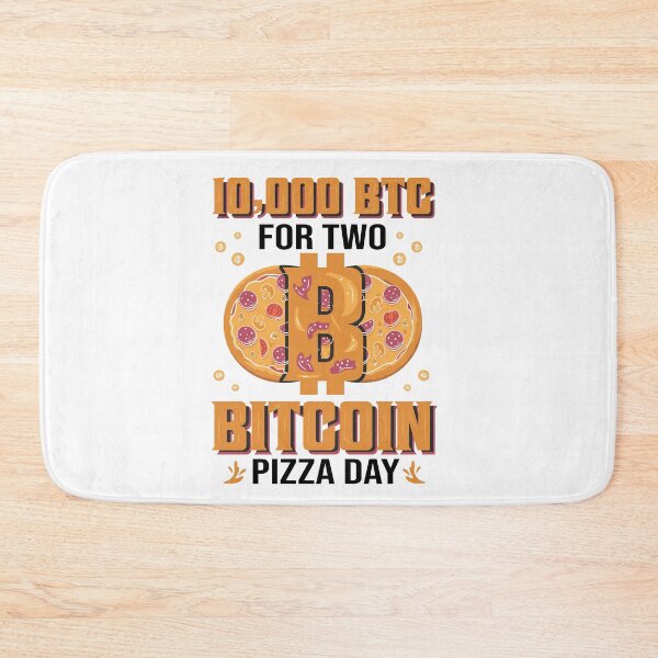 Item preview, 10000 btc for two pizza, bitcoin pizza day, coin, gift, gifts, mug, cup, t-shirt designed and sold by Elshan Ilyasov.