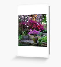 Purple Explosion Greeting Card