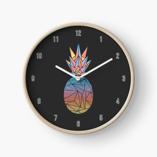 Bakana Rays Pineapple Clock