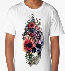 Two Face Skull Long T-Shirt