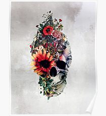 Two Face Skull Poster