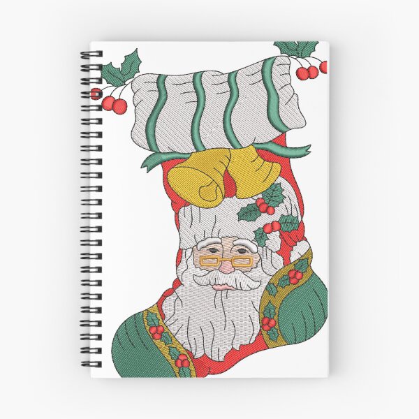 Item preview, Santa Stocking Embroidery designed and sold by Cre8iveSkill.