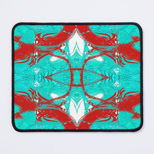 Item preview, Abstract design in Blue and Red by Adelaide Artist Avril Thomas designed and sold by AvrilThomasart.