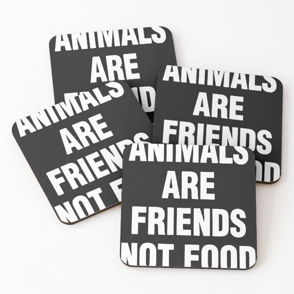 Item preview, Animals are friends not food designed and sold by JillNewman.