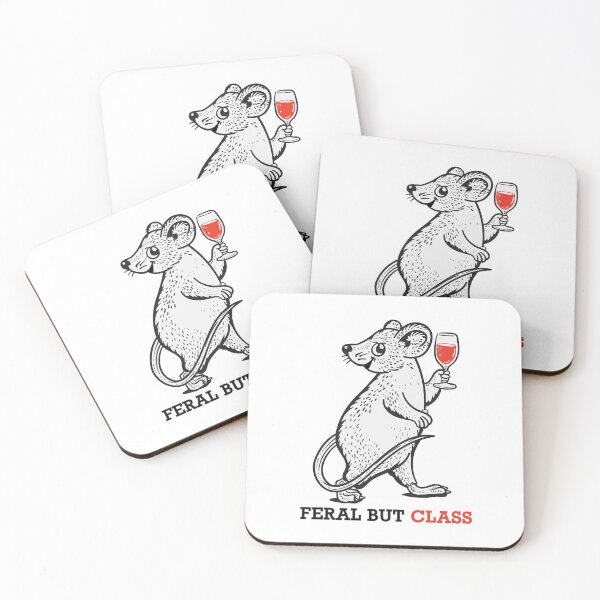 Item preview, I am Feral But Class ( Mouse or Rat ) designed and sold by WULFLAND ARTS.