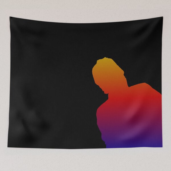 Item preview,  Teachurb Leaning Left Crooked Shadow Colorful Silhouette Gamer Brand Streamer  designed and sold by TeachUrb.