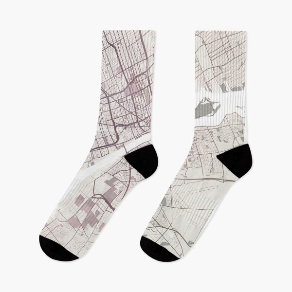 Item preview, Detroit Map, Detroit City, Michigan USA City designed and sold by TheRedFinch.