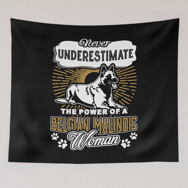 Item preview, Never Underestimate The Power Of A Belgian Malinois Woman designed and sold by UnknownArtistt.