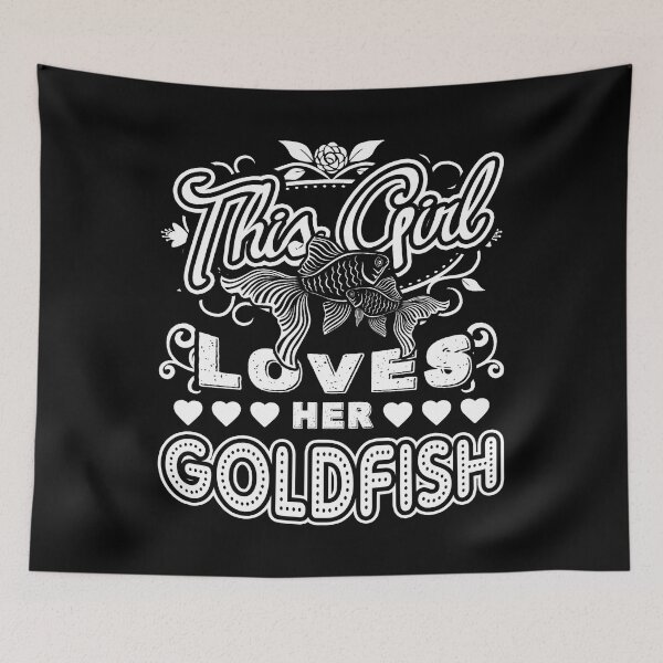 Item preview, This Girl Loves Her Goldfish designed and sold by UnknownArtistt.