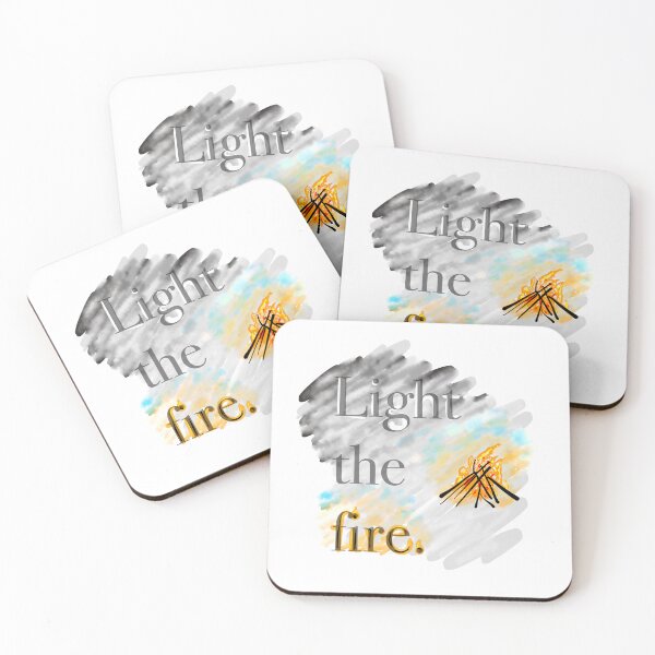 Item preview, Light the fire, fire quote designed and sold by augozii.
