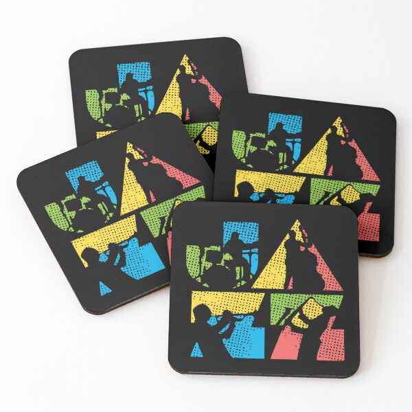 Item preview, Jazz Logotype With 4 Jazz Musicians designed and sold by LucastaZero.
