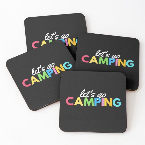 Item preview, LET'S GO CAMPING Fun Graphic RV Travel T-Shirt designed and sold by Kellner-Platt.