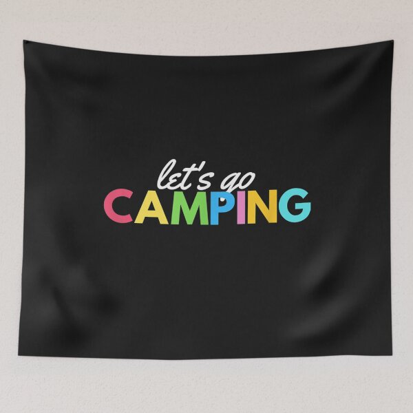 Item preview, LET'S GO CAMPING Fun Graphic RV Travel T-Shirt designed and sold by Kellner-Platt.