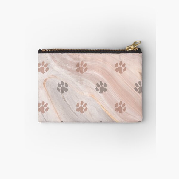 Item preview, beige paint dog and cat pw print pattern designed and sold by Beeroclock.