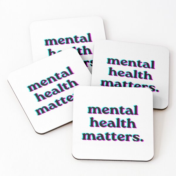 Item preview, Mental Health Matters Holograph style v3 black designed and sold by justsomethings.