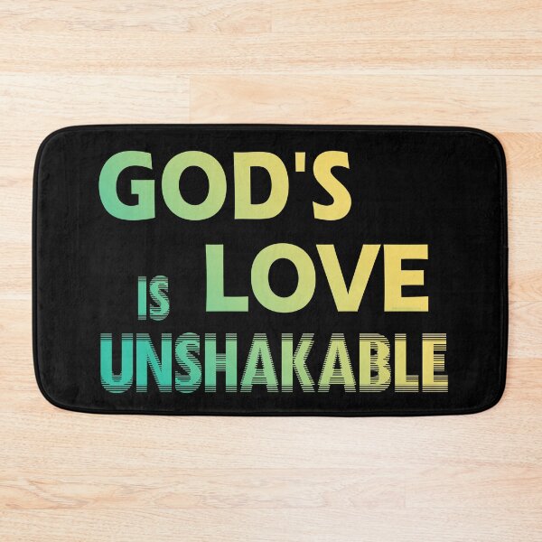 Item preview, God's love is unshakable - Christian statement of faith designed and sold by GiborDesign.