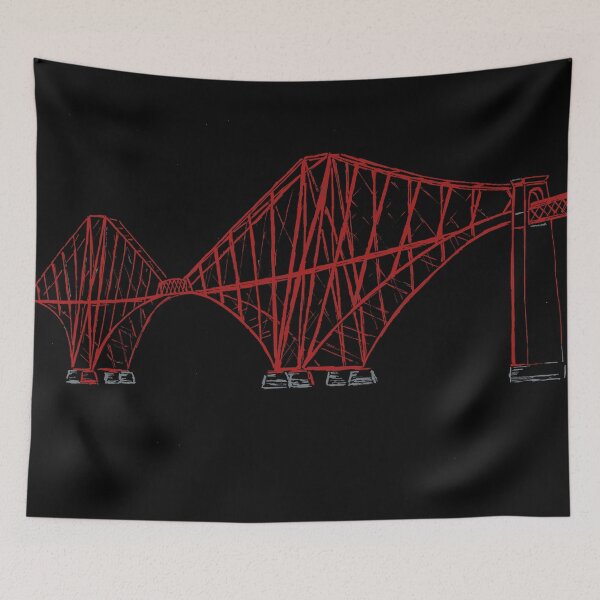 Item preview, Forth Rail Bridge Line Drawing designed and sold by Jan Palmer.