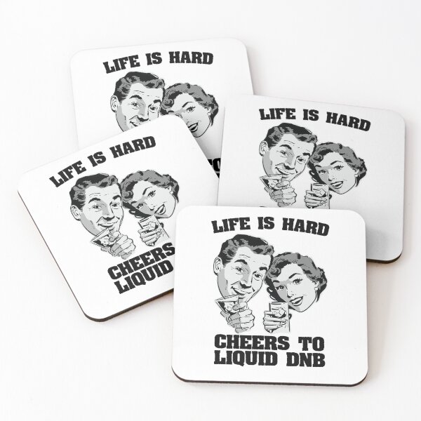 Item preview, Life is Hard Cheers To Liquid D&B ( 175 Bpm Club ) designed and sold by WULFLAND ARTS.