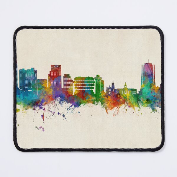 Item preview, Stamford Connecticut Skyline designed and sold by ArtPrints.