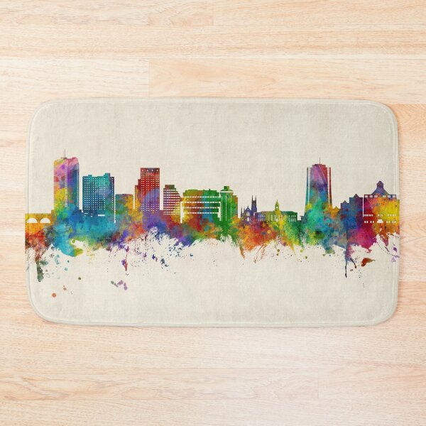 Item preview, Stamford Connecticut Skyline designed and sold by ArtPrints.
