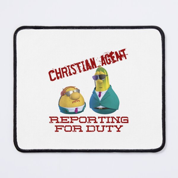 Item preview, Veggie Message: CHRISTIAN AGENT Reporting for Duty designed and sold by PawsitiveMum.