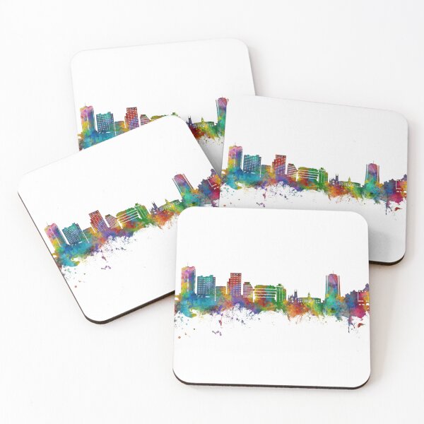 Item preview, Stamford Connecticut Skyline designed and sold by ArtPrints.