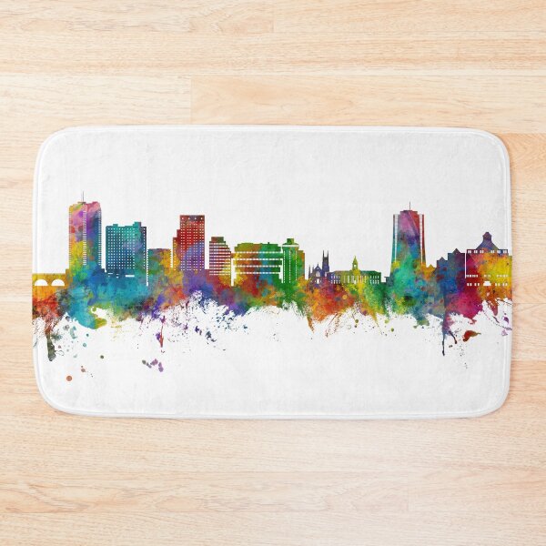 Item preview, Stamford Connecticut Skyline designed and sold by ArtPrints.