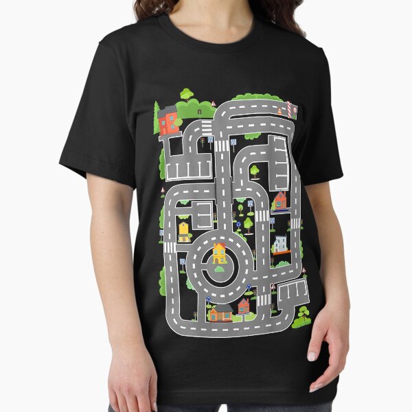 Item preview, Play Cars On Dad's Back Play Mat Car Race Track Family Gift T-Shirt designed and sold by puppetatab.
