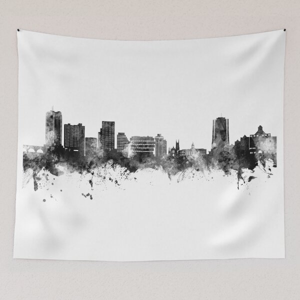 Item preview, Stamford Connecticut Skyline designed and sold by ArtPrints.