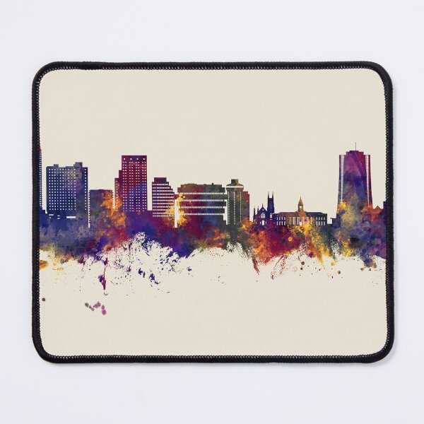 Item preview, Stamford Connecticut Skyline designed and sold by ArtPrints.
