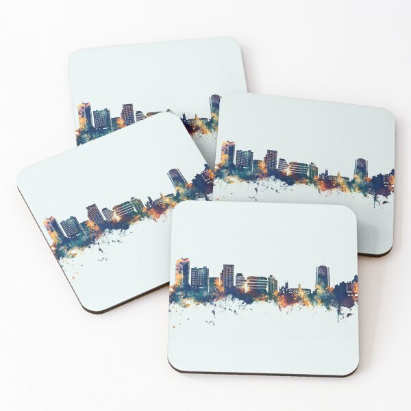 Item preview, Stamford Connecticut Skyline designed and sold by ArtPrints.